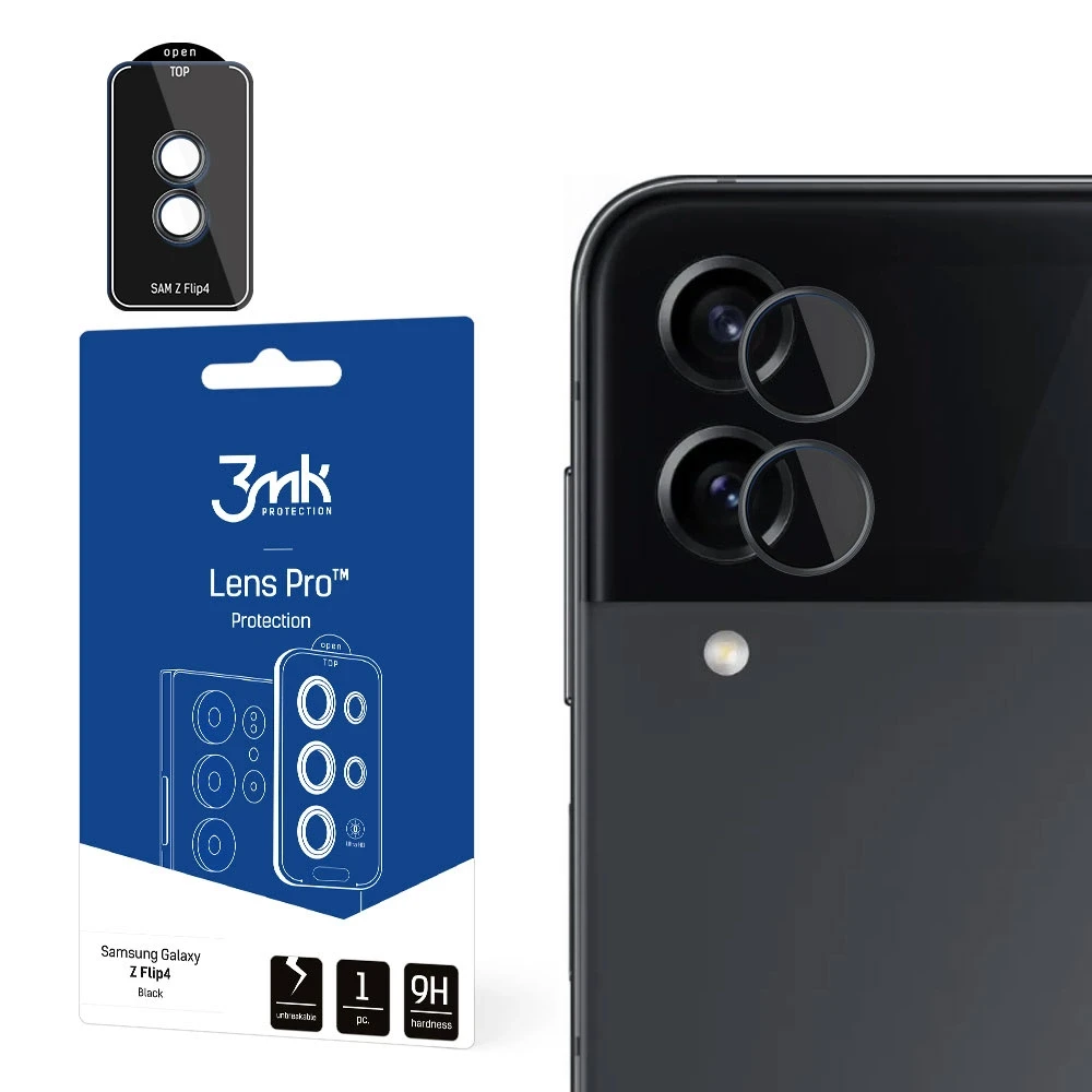 3mk Lens Protection Pro telefono kameros apsauga Samsung Galaxy Z Flip 4 - Juodas