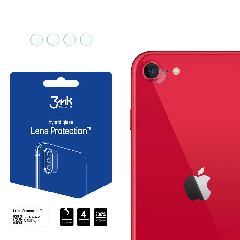 3mk Lens Protection™ hibridinis fotoaparato stiklas Apple iPhone SE 2020 / SE 2022