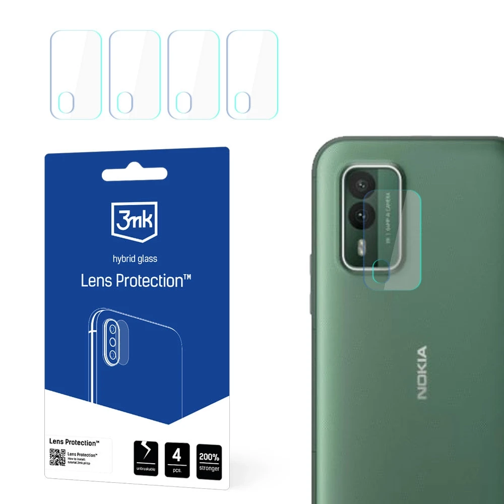 3MK objektyvo apsauga Nokia XR21 fotoaparato objektyvo apsauga 4 vnt.
