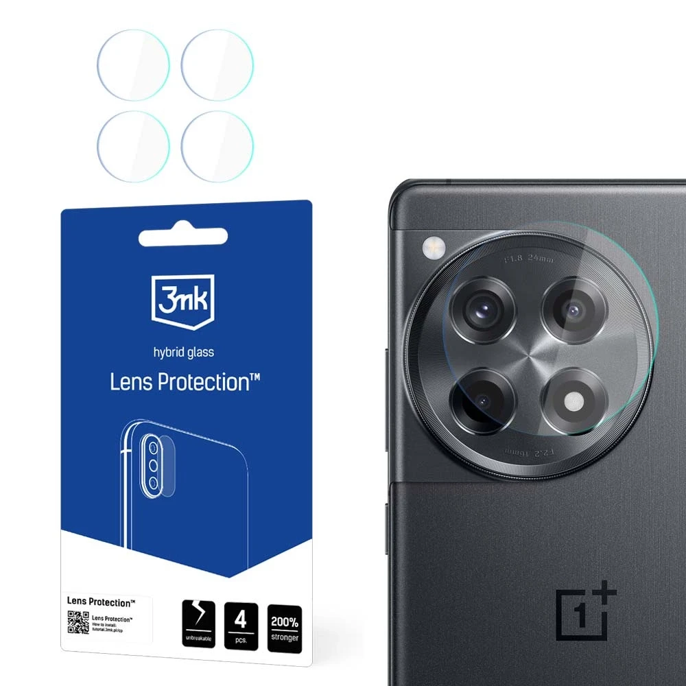 Nezatříděno 3MK objektyvo apsauga OnePlus 12R kameros objektyvo apsauga 4 vnt.