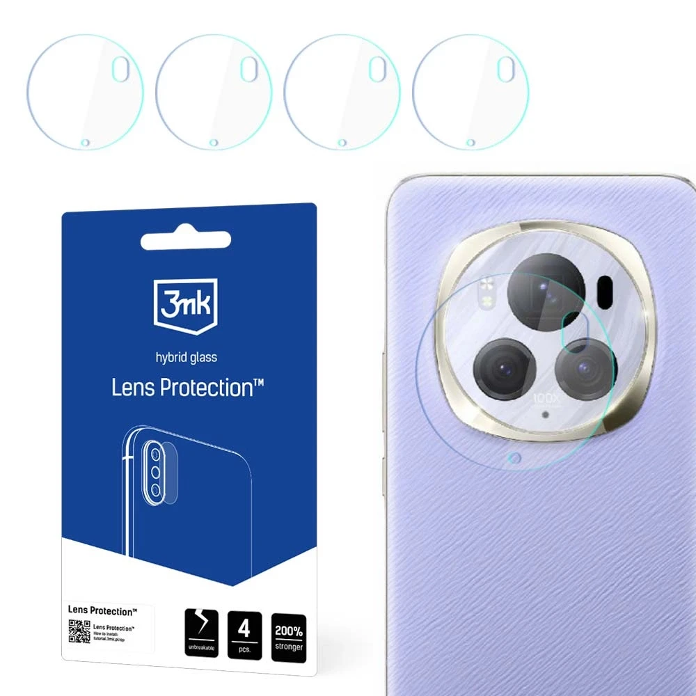 3mk Lens Protection™ hibridinis fotoaparato stiklas Honor Magic6 Pro