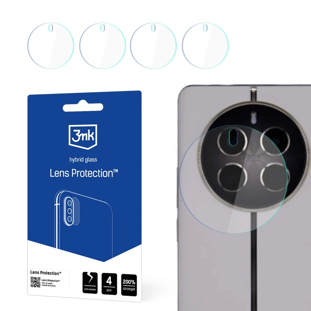 3MK objektyvo apsauga Realme 12 Pro/12 Pro+ fotoaparato objektyvo apsaugai (4 vnt.)