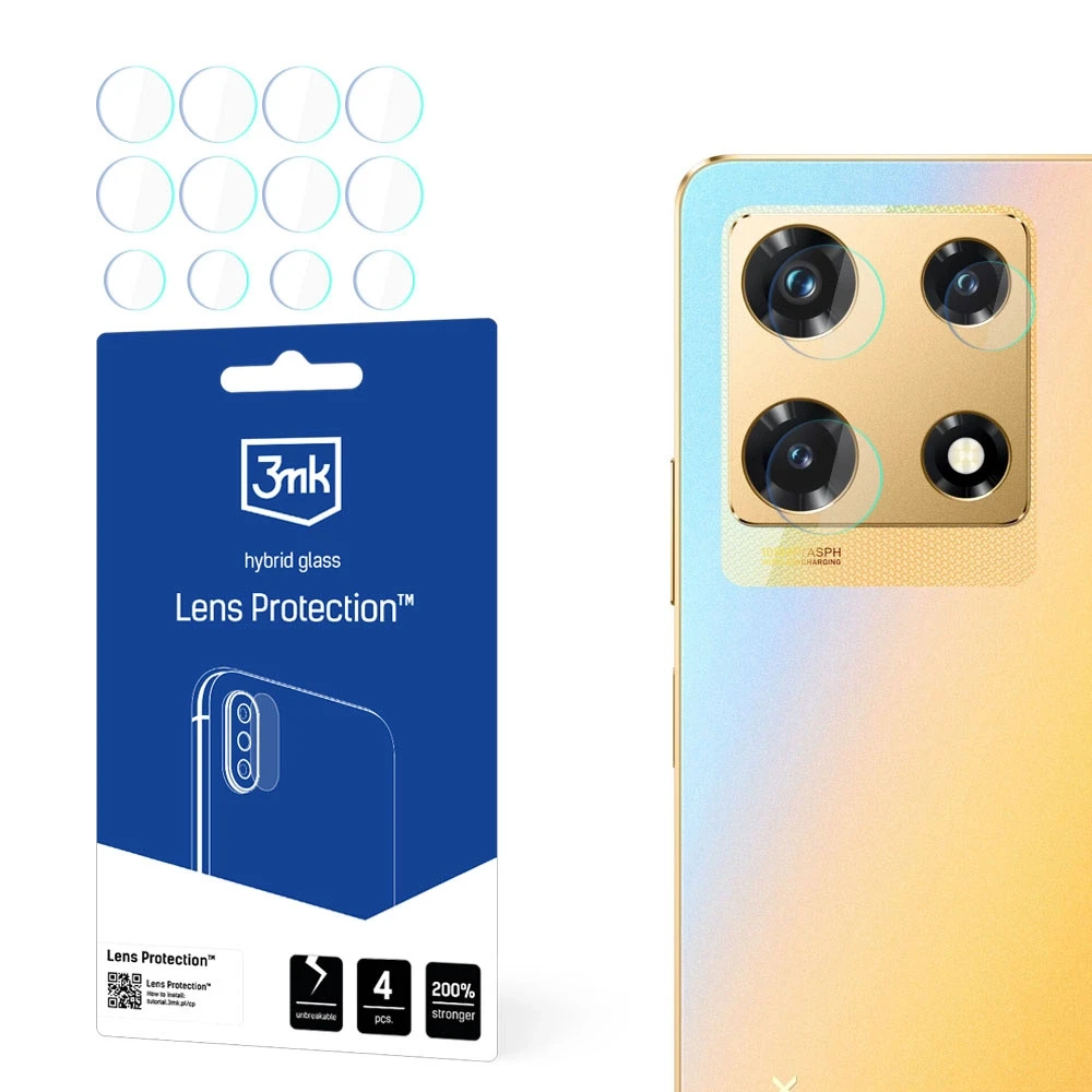 3mk Lens Protection™ hibridinis fotoaparato stiklas Infinix Note 30 Pro