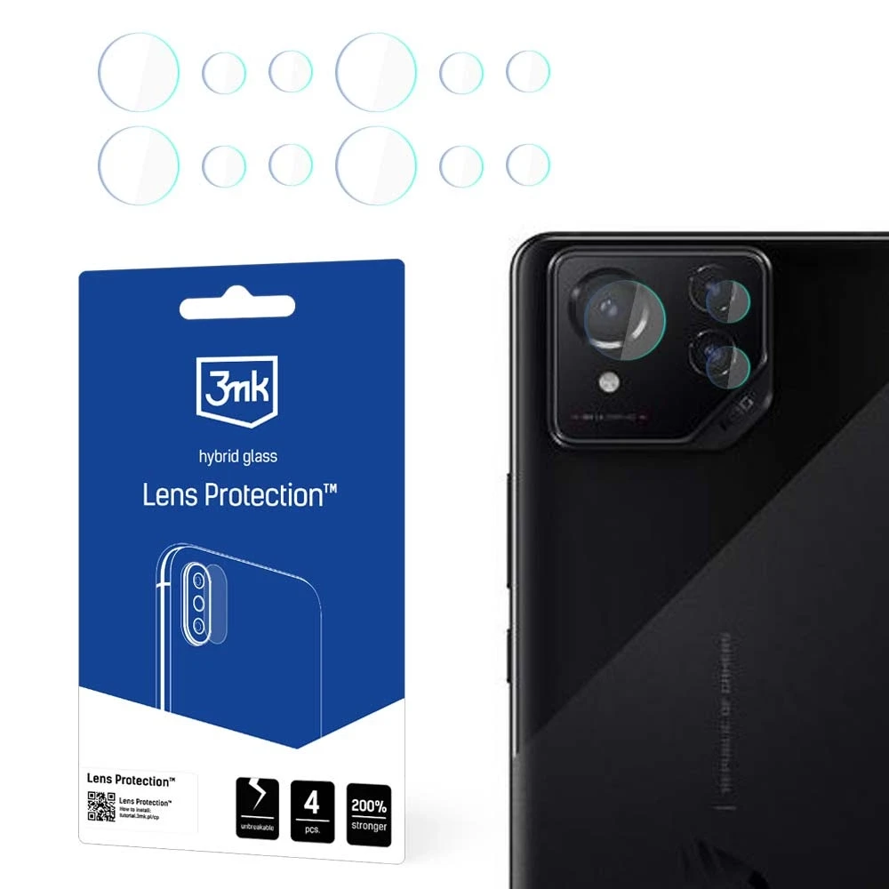 3mk Lens Protection™ hibridinis fotoaparato stiklas Asus ROG Phone 8/8 Pro