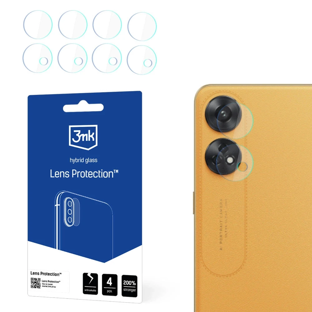 3mk Lens Protection™ hibridinis fotoaparato stiklas Oppo Reno 8T 4G