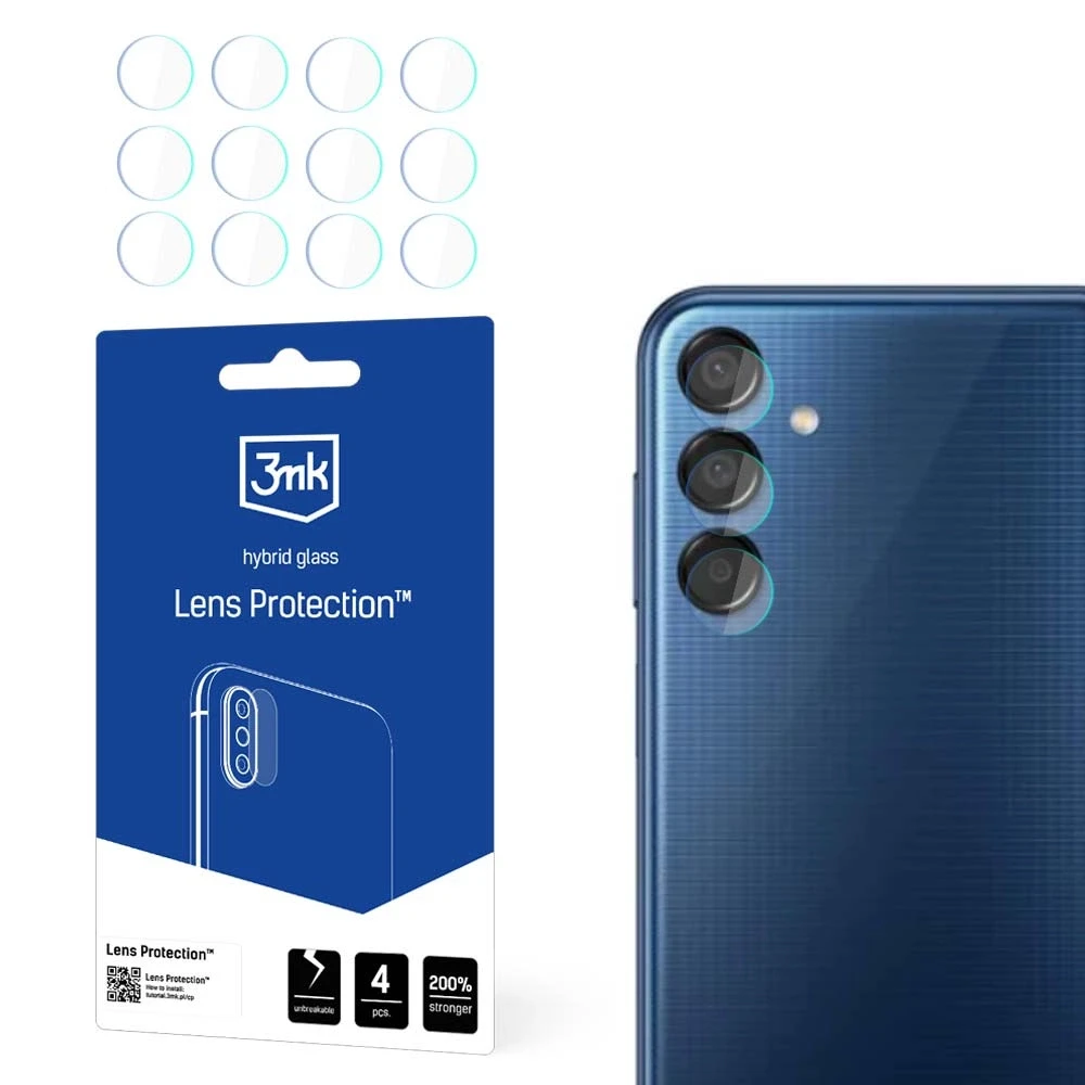 3MK objektyvo apsauga Samsung M15 5G M156 fotoaparato objektyvo apsauga 4vnt