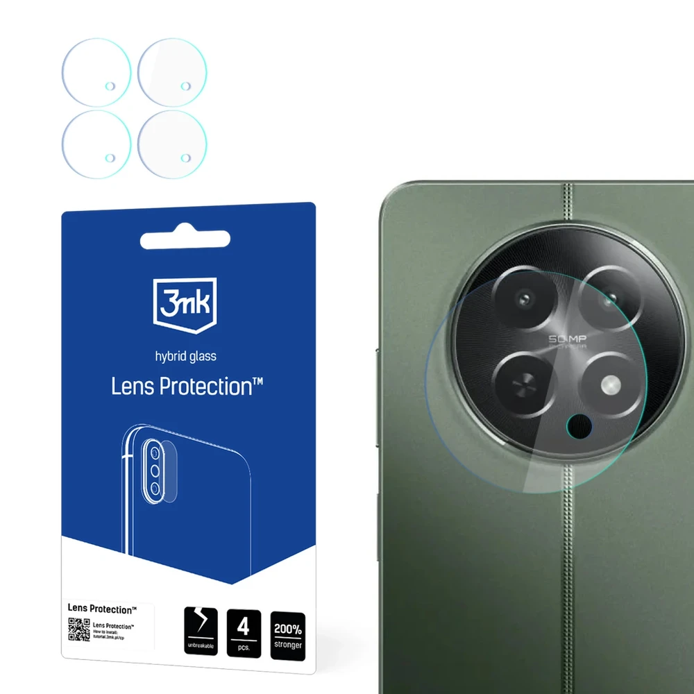 3mk Lens Protection™ hibridinis fotoaparato stiklas Realme 12x 5G