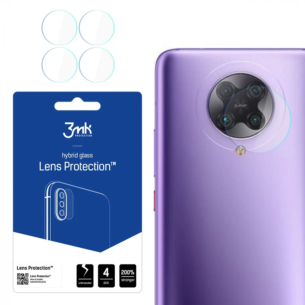 3mk Lens Protection™ hibridinis fotoaparato stiklas Xiaomi Poco F2 Pro 5G