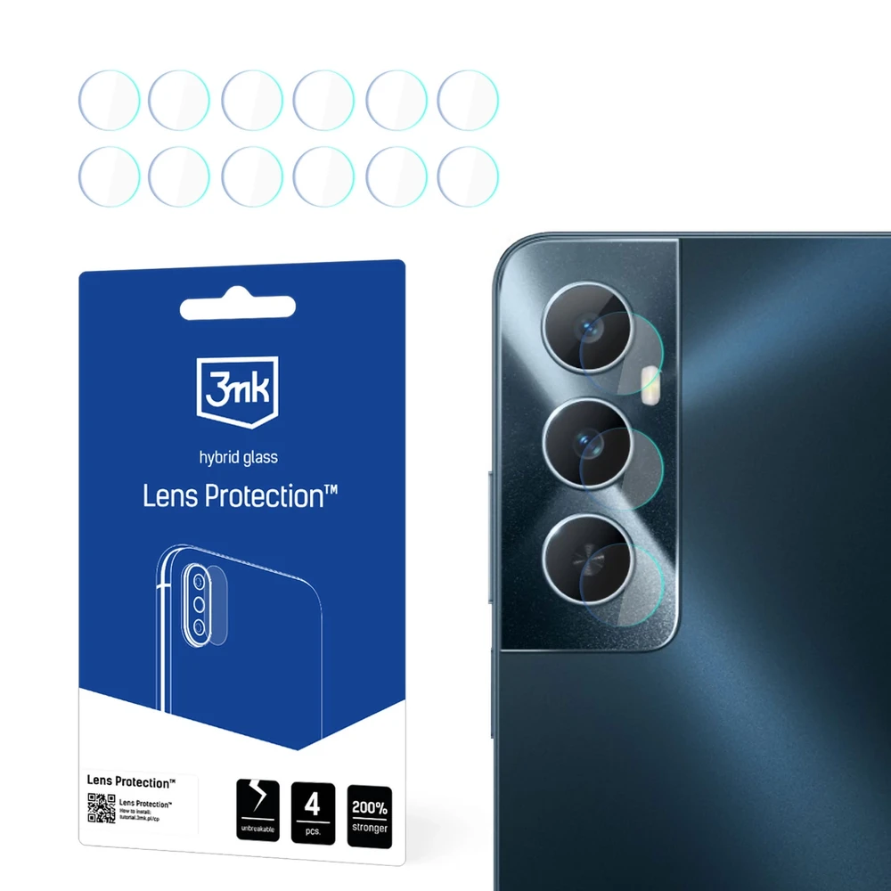 3mk Lens Protection™ hibridinis fotoaparato stiklas Realme C65