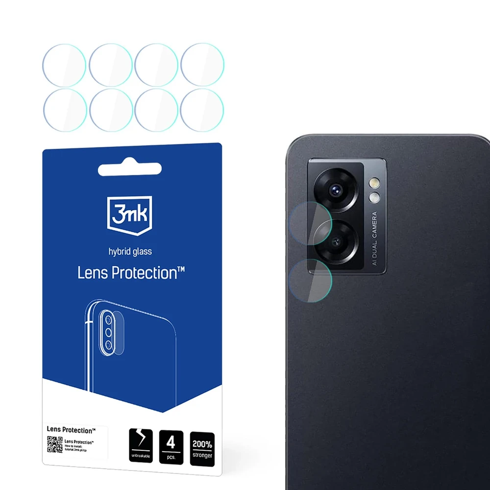 3MK objektyvo apsauga Oppo A77 5G kameros objektyvo apsauga 4vnt