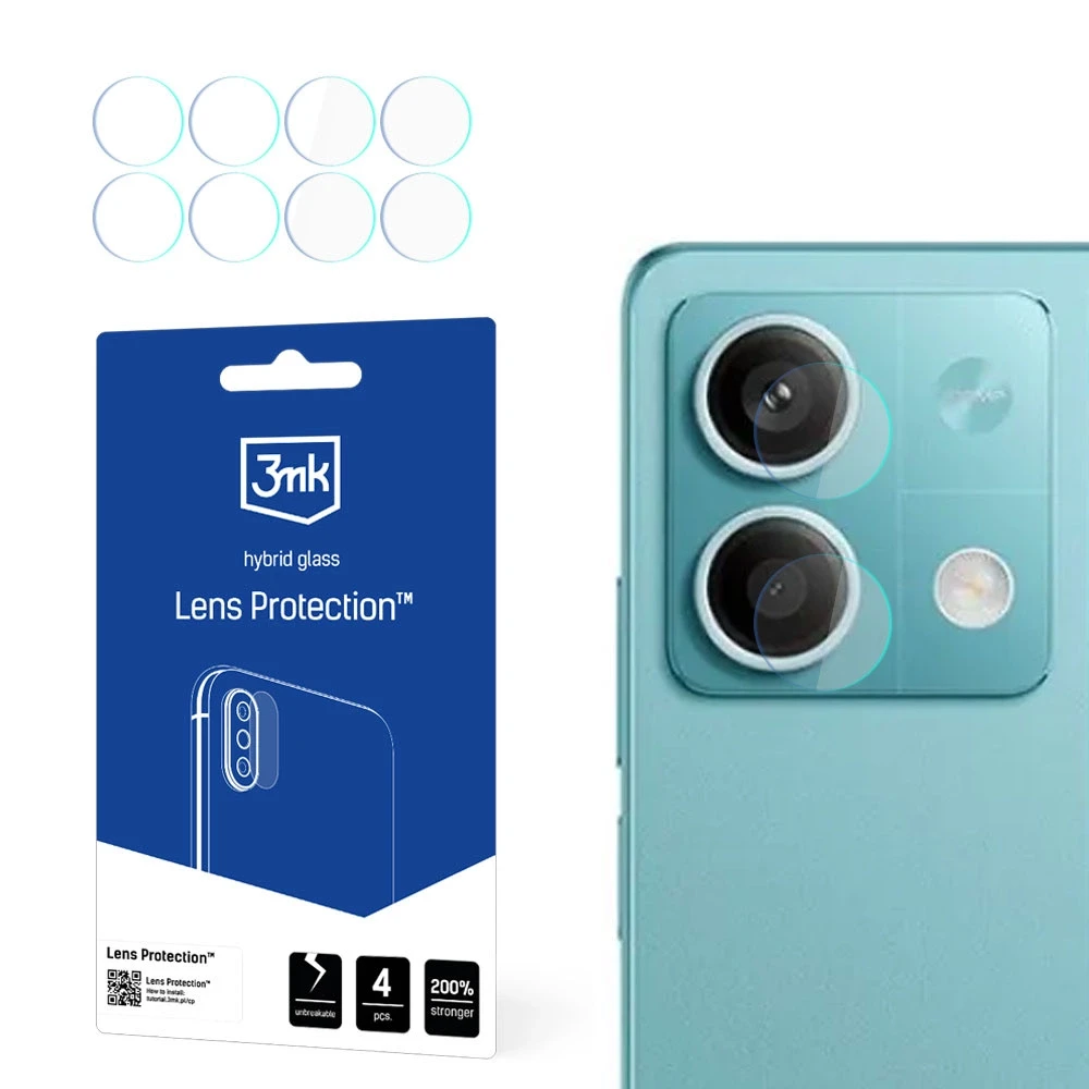 3mk Lens Protection™ hibridinis fotoaparato stiklas Redmi Note 13 5G