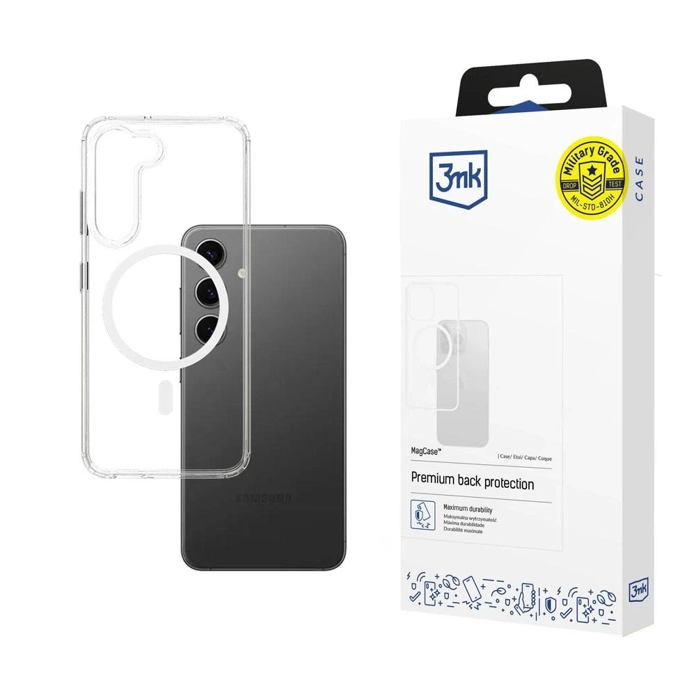 3mk Magmagnetic module Samsung Galaxy S24 - dėklas telefonui skaidrus