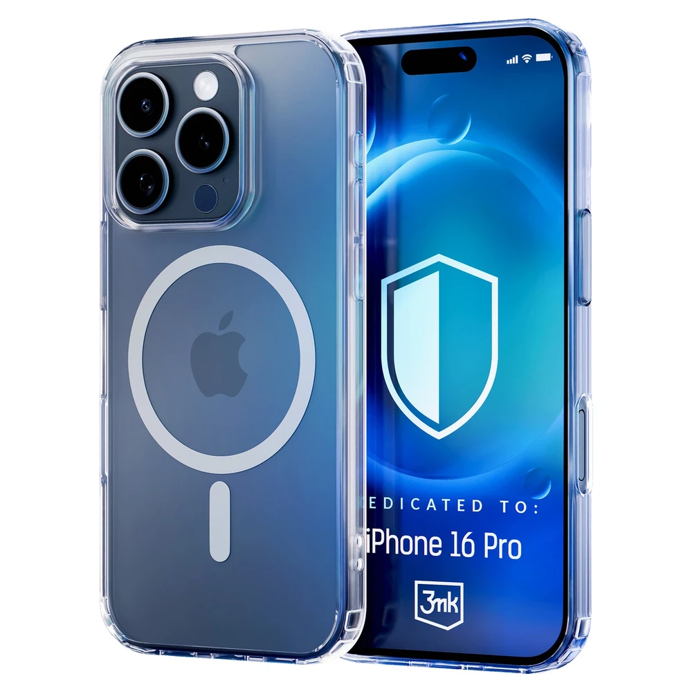 3mk MagCase with MagSafe Apple iPhone 16 Pro - dėklas telefonui skaidrus