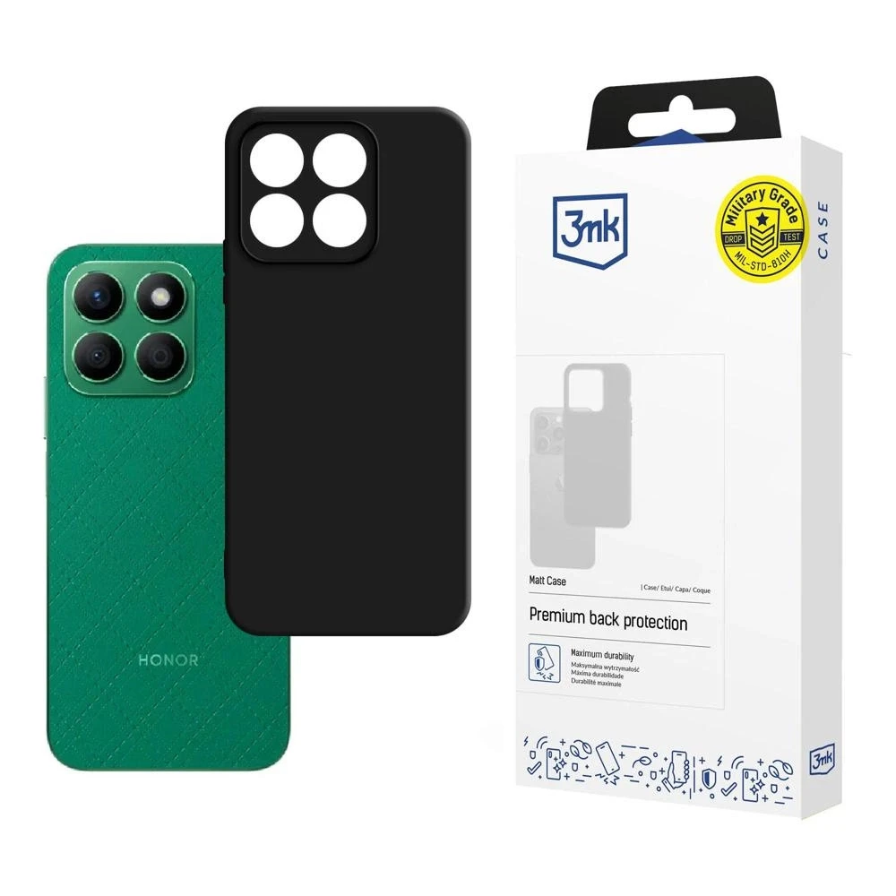 Dėklas 3mk Matt Case for Honor X8B - juodas