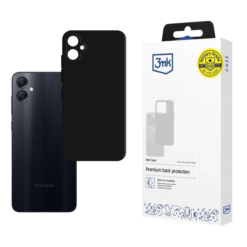 3mk Matt Samsung Galaxy A05 - dėklas telefonui juodos spalvos