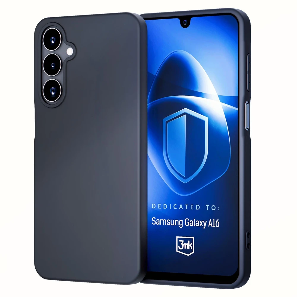 Dėklas 3mk Matt Case Samsung A165 A16 4G/A166 A16 5G juodas