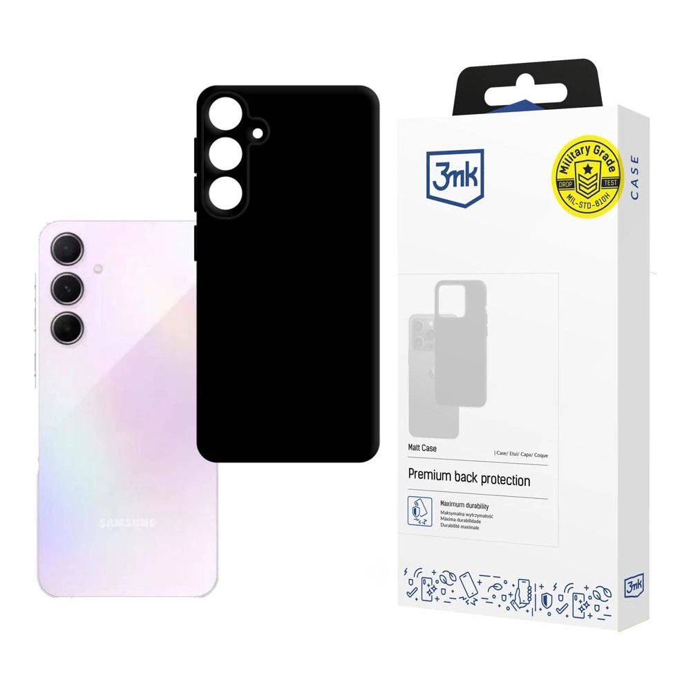 Dėklas 3mk Matt Case Samsung A356 A35 5G juodas