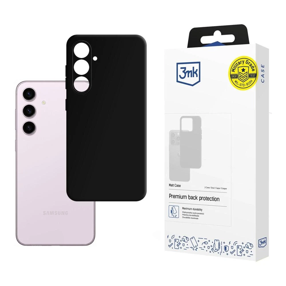 Dėklas 3mk Matt Case Samsung S926 S24 Plus juodas