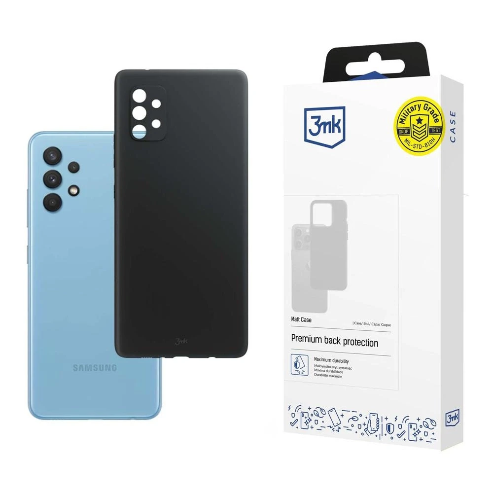 3MK Matt Dėklas Samsung Galaxy A33 5G A336 juodos spalvos