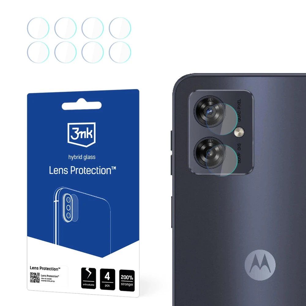 3mk objektyvo apsauga hibridinio fotoaparato objektyvo stiklas, skirtas Motorola Moto G45 5G