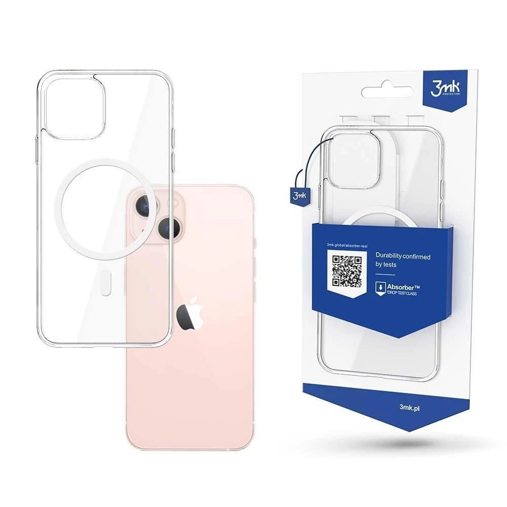 3mk Mag Case - dėklas skirtas Apple iPhone 14 Transparent