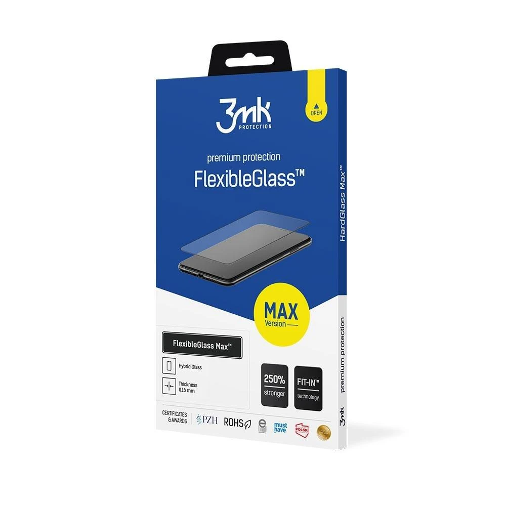 Apsauginis stiklas Apple iPhone 14 Plus hibridinis flexi 7H iš 3mk FlexibleGlass Max serijos