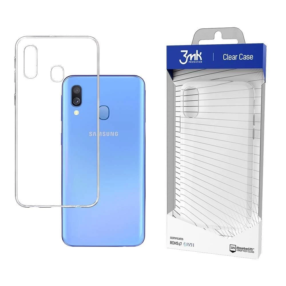 3MK Clear Dėklas Samsung A405 A40