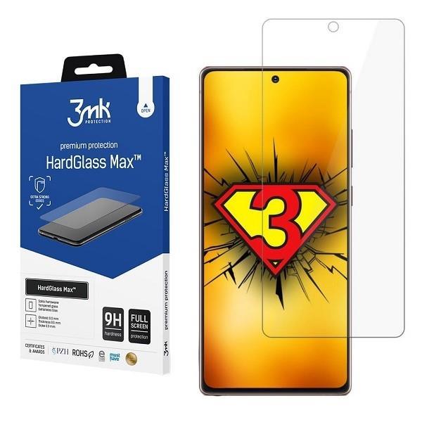 LCD apsauginis stikliukas 3MK Hard Glass Max Finger Print Samsung N985 Note 20 Ultra juodas