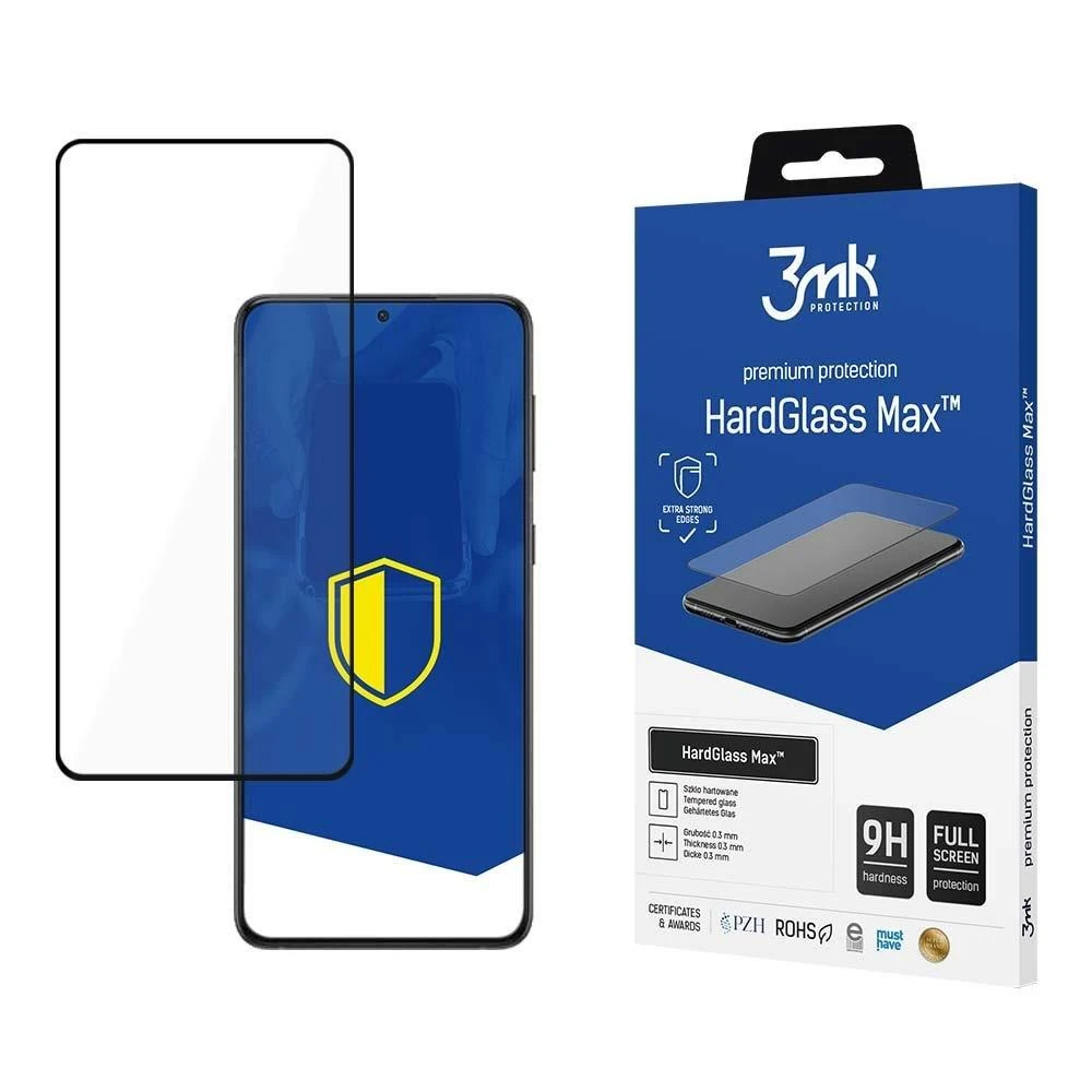 LCD apsauginis stikliukas 3mk Hard Glass Max Samsung S911 S23 5G juodas