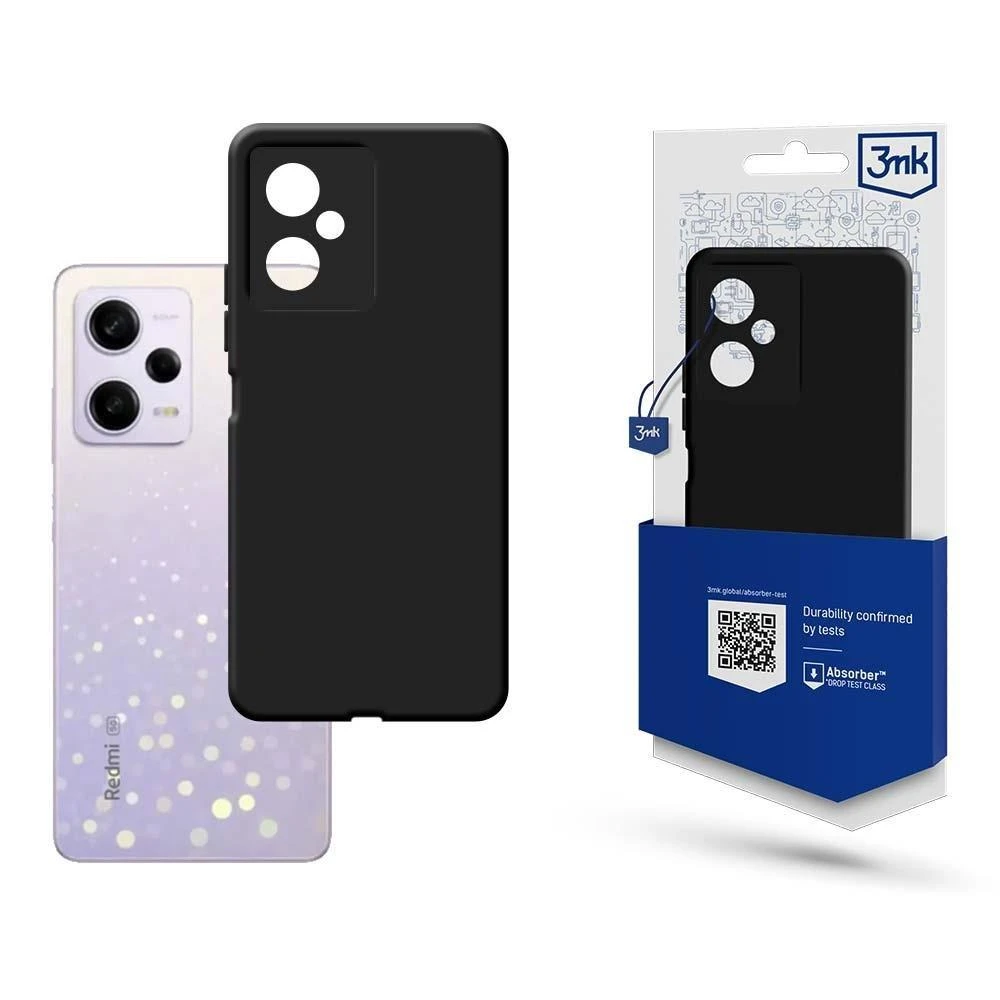Dėklas 3mk Matt Case Xiaomi Redmi Note 12 5G juodas