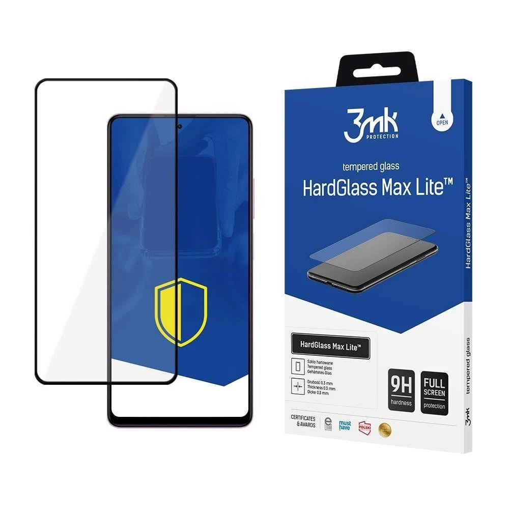 Apsauginis stiklas Xiaomi Redmi Note 12 Pro 9H iš 3mk HardGlass Lite serijos