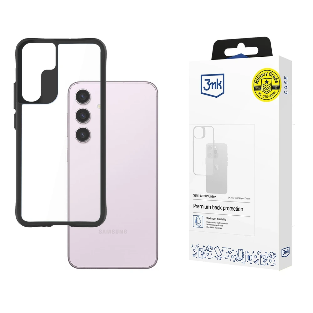 3mk Satin Armor Case+ Samsung Galaxy S24 - dėklas telefonui skaidrus