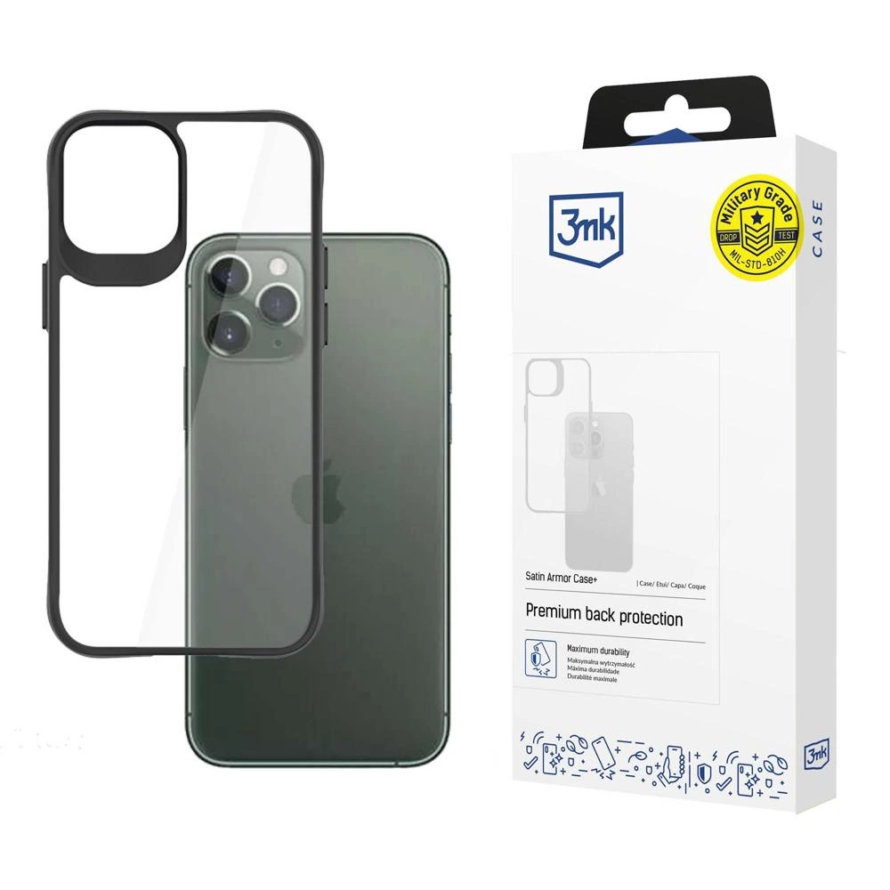 3mk Satin Armor Case+ Apple iPhone 11 Pro - dėklas telefonui skaidrus