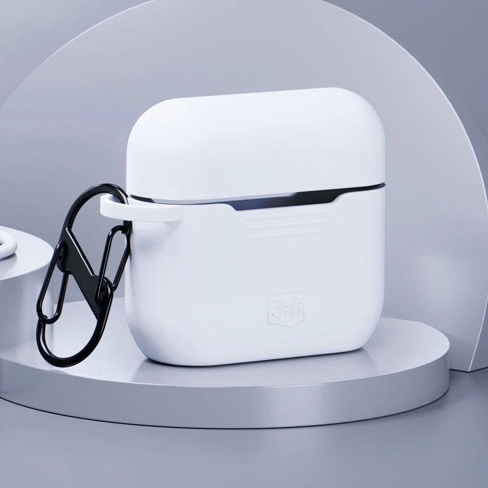 3MK Silicon dėklas AirPods Pro+ carabiner