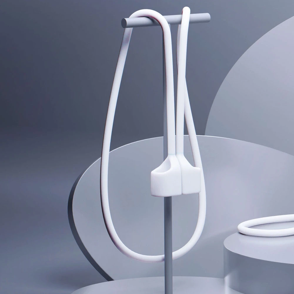 3MK Silicon dėklas AirPods 2nd gen+ karabinui