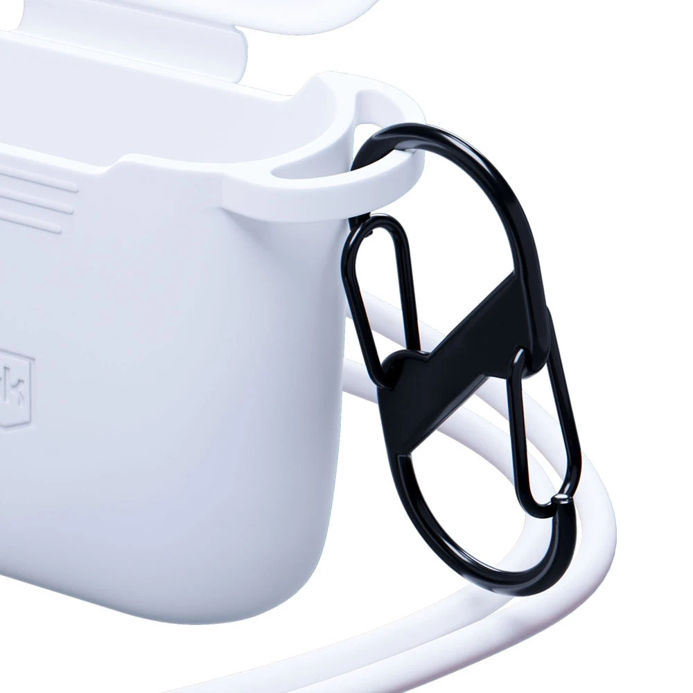 3MK Silicon dėklas AirPods 2nd gen+ karabinui