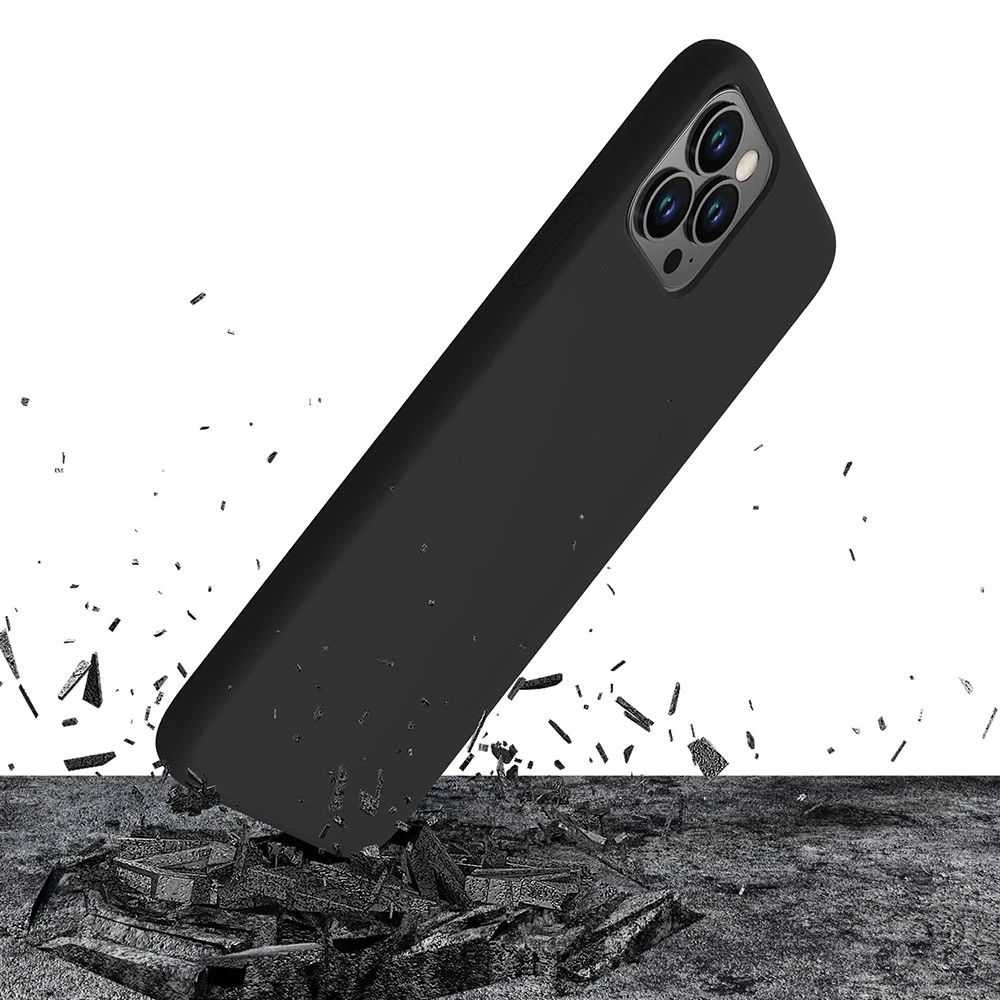 3mk silikoninis Apple iPhone 11 Pro Max - dėklas telefonui juodos spalvos