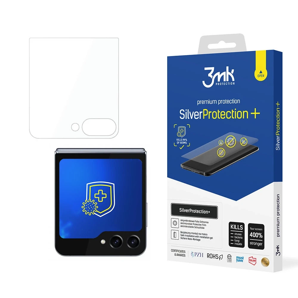3mk SilverProtection+ apsauginė plėvelė Samsung Galaxy Z Flip 5 (priekyje)