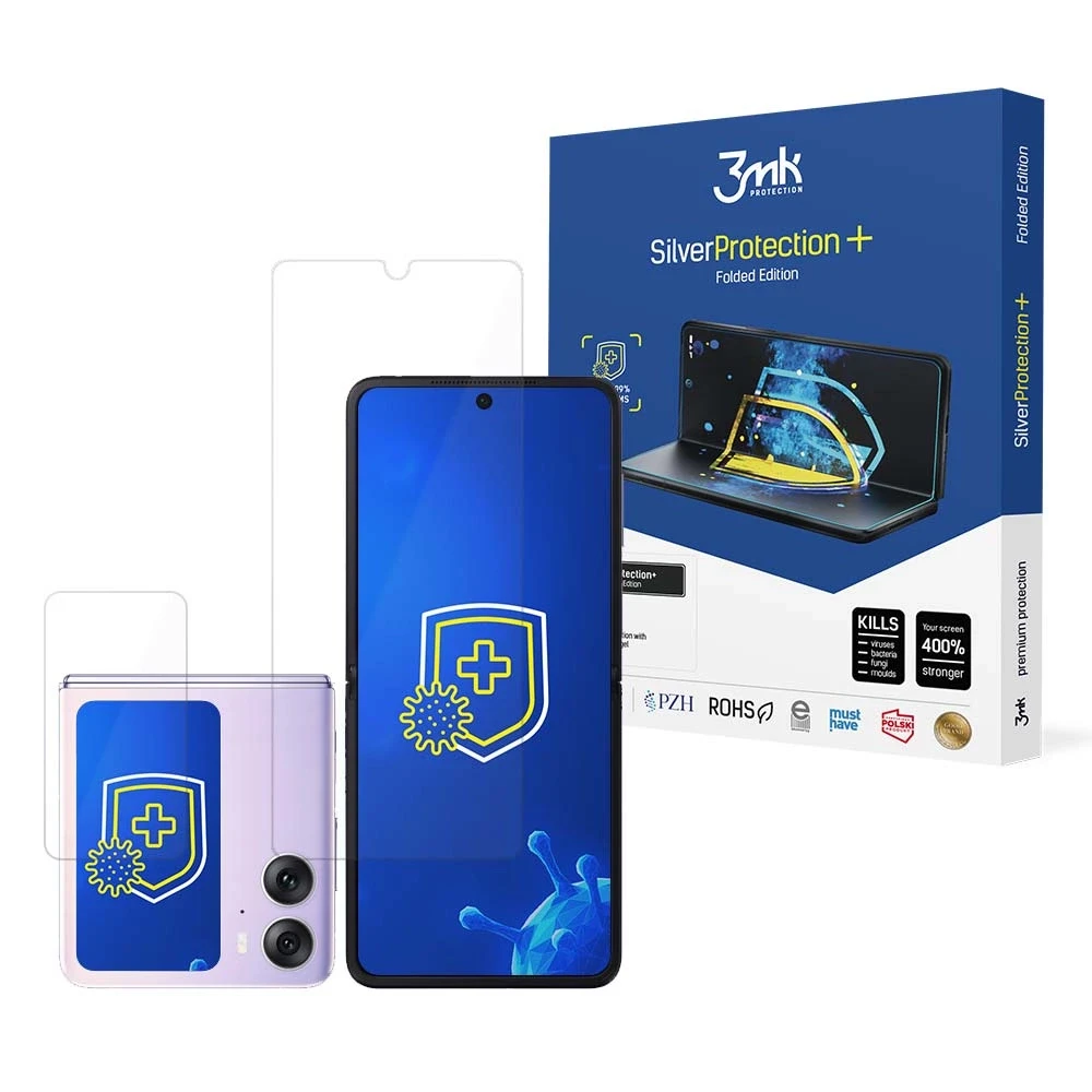 3Mk apsauga Oppo Find N2 Flip - 3mk sidabrinė apsauga+ sulankstomas leidimas