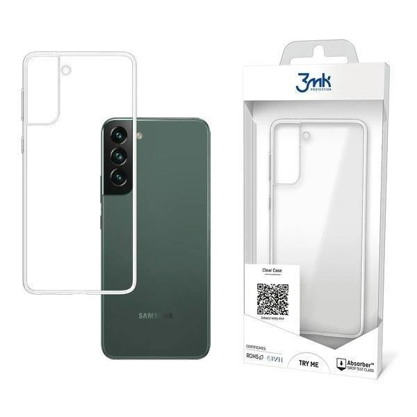 Dėklas 3mk Clear Case 1,2mm Samsung S906 S22 Plus 5G