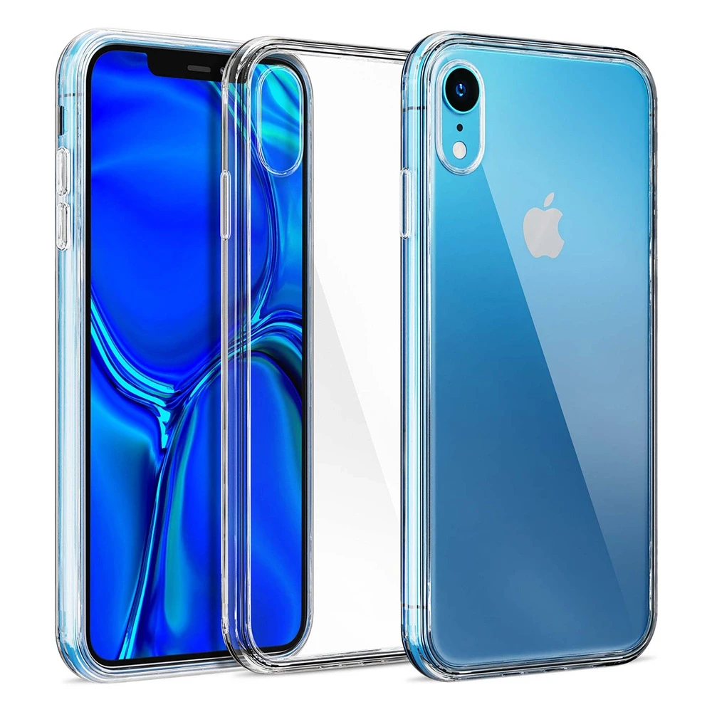 Dėklas 3MK skaidraus dėklo galinis dangtelis, Apple, iPhone XR, TPU, skaidrus