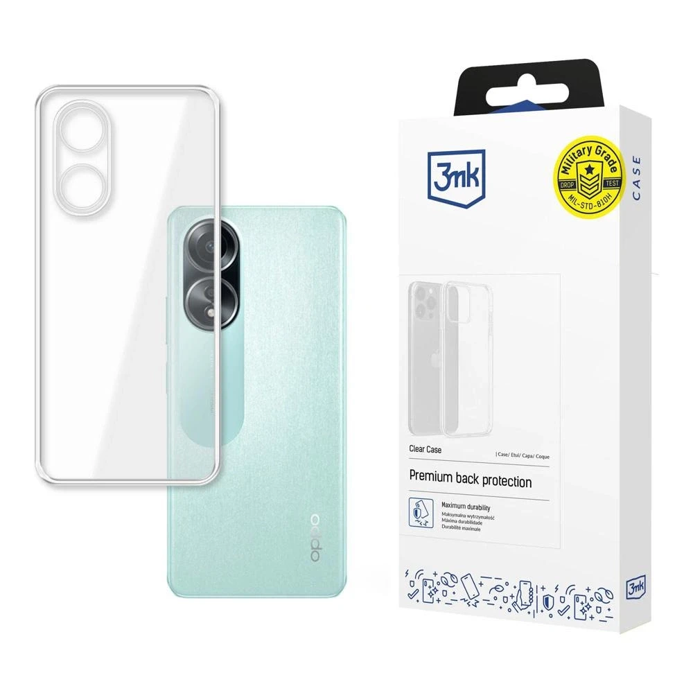3mk Clear Oppo A58 4G - dėklas telefonui skaidrus