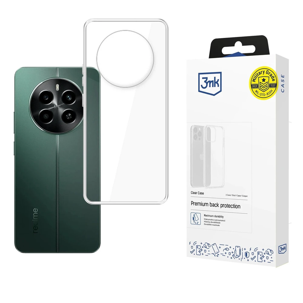 3mk skaidrus dėklas, skirtas Realme 13 4G - skaidrus