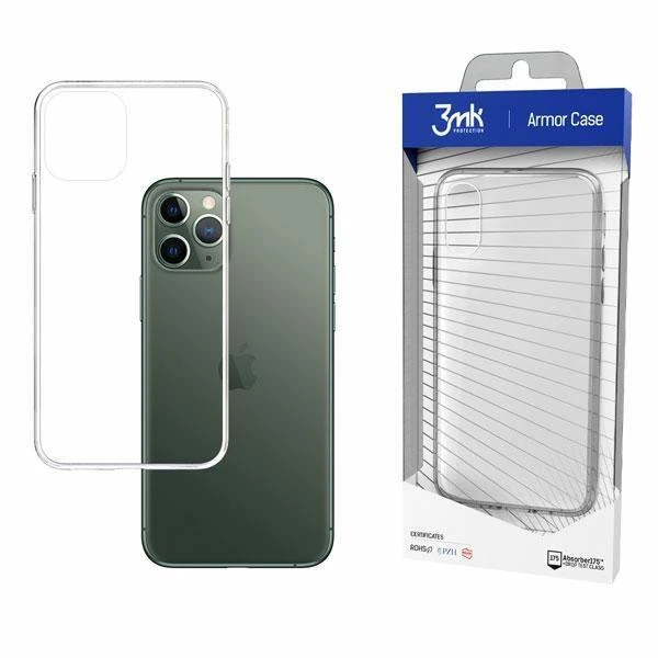 Dėklas 3Mk AS Armor Case iPhone 11 Pro – skaidrus