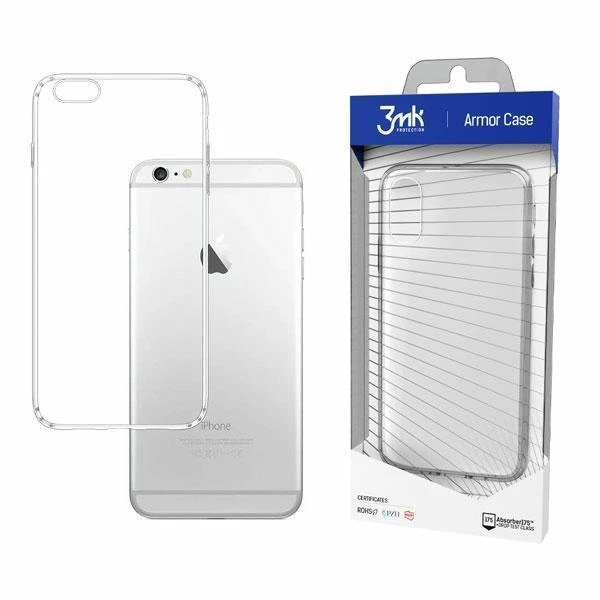 3MK ALL-SAFE AC IPHONE 6/6S PLUS ŠARVUOTAS DĖKLAS SKAIDRUS