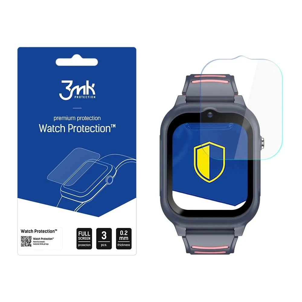 3mk laikrodžio apsauga FlexibleGlass Hybrid Glass Forever GPS WIFI 4G Kids Look Me 2