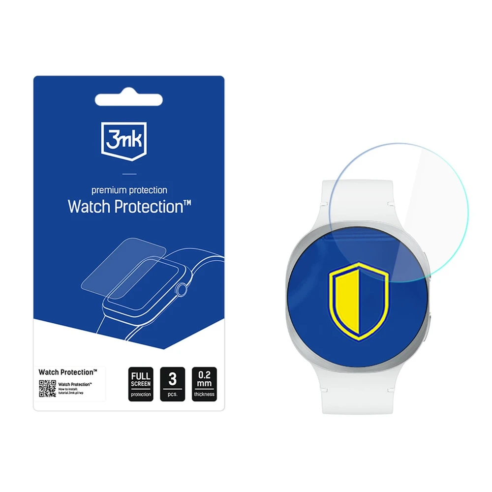 3MK „FlexibleGlass“ laikrodžio dėklas „Samsung Galaxy Watch 8“ (40 mm)