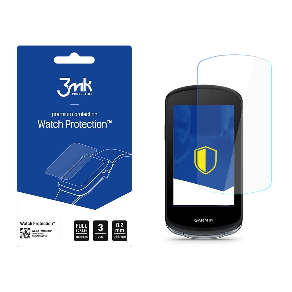 3mk FlexibleGlass Lite™ hibridinio stiklo apsauga Garmin Edge 1040 dviračio kompiuterio ekranui