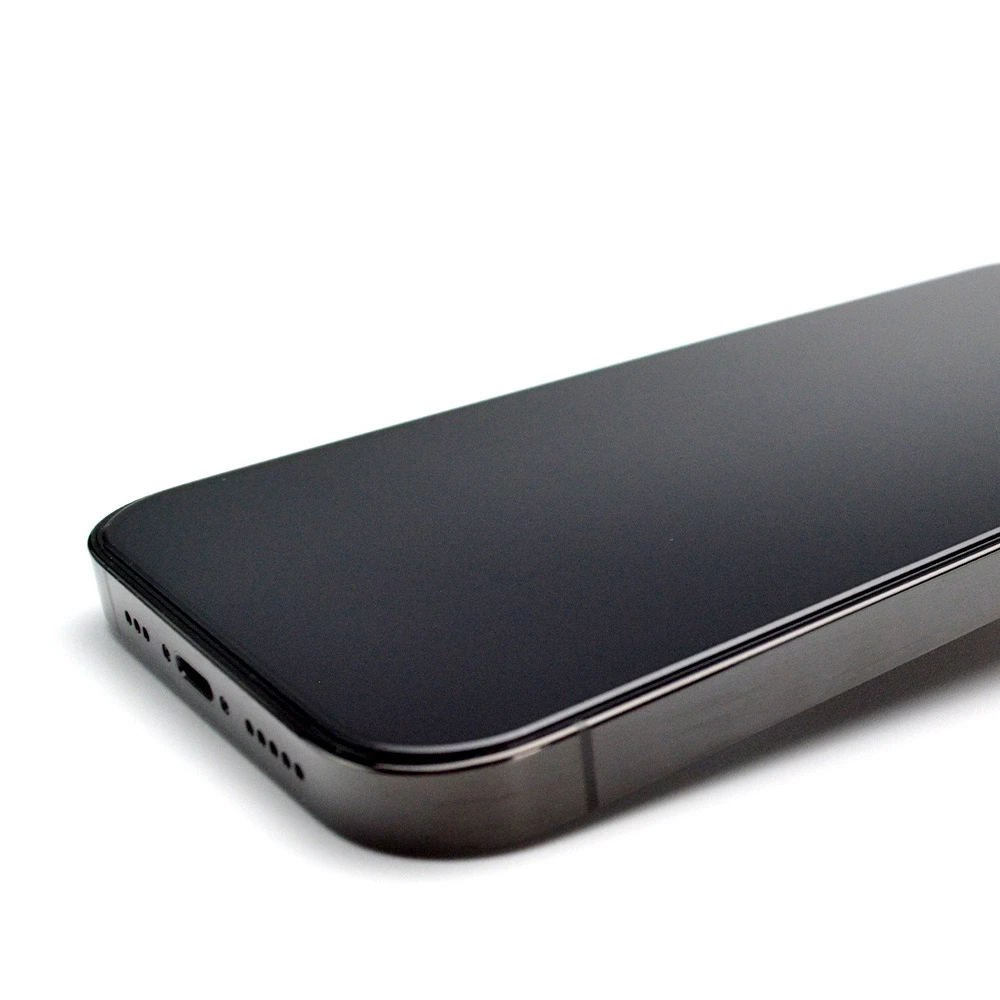9H apsauginis stiklas with mounting frame iPhone 14 Pro Max Wozinsky Premium Glass – juodas