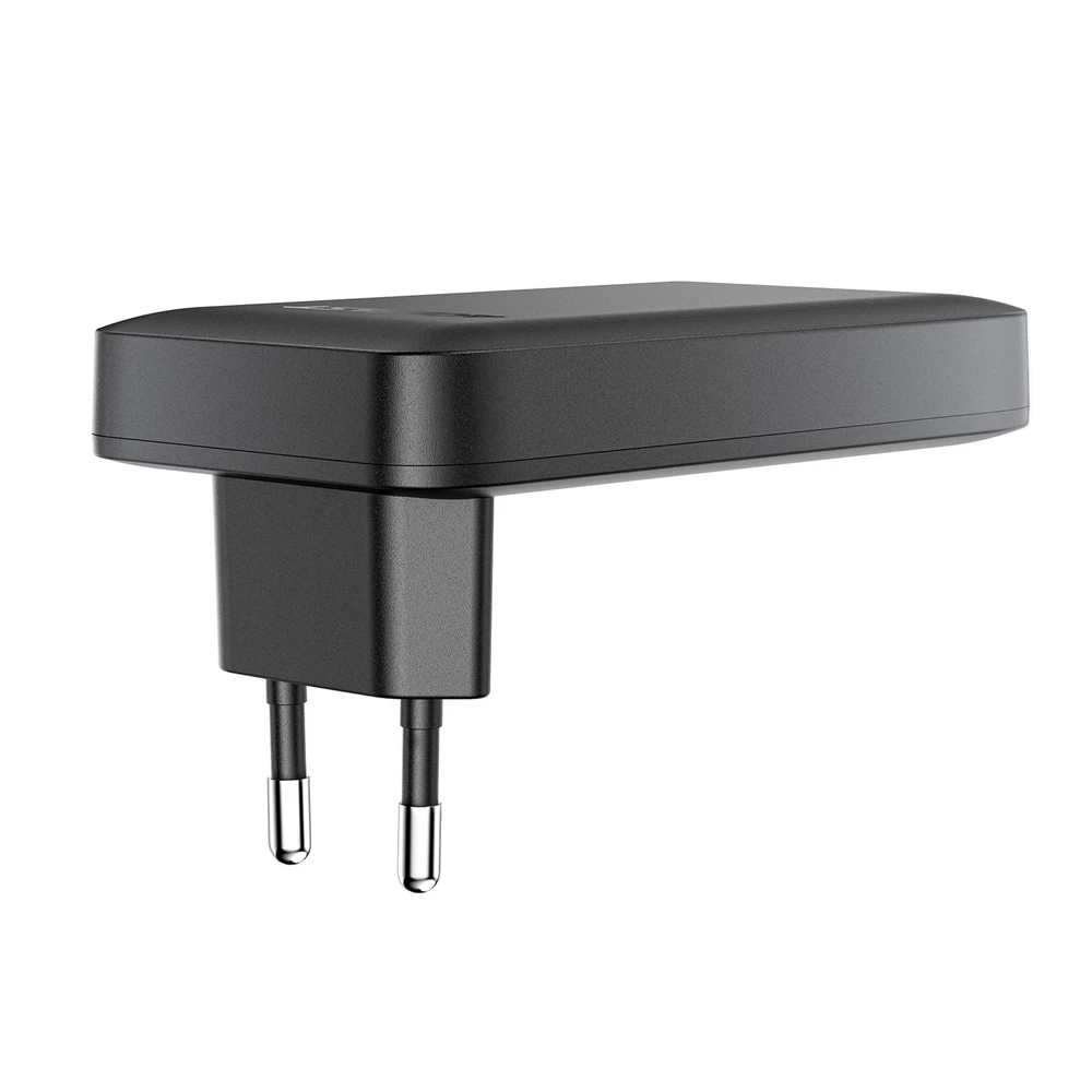 Acefast A100 65W GaN 2 USB-C+ USB-A įkroviklis Ultra Slim – juodos spalvos